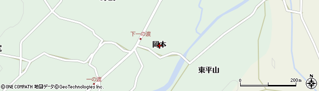 青森県弘前市一野渡岡本周辺の地図