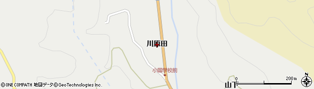青森県平川市小国（川原田）周辺の地図