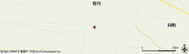 青森県十和田市米田野月10周辺の地図