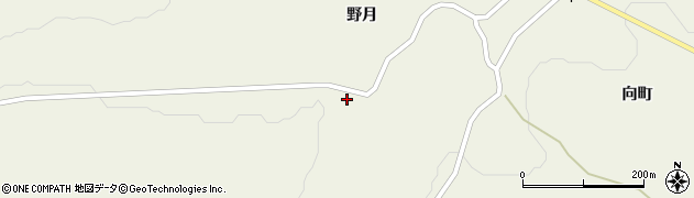 青森県十和田市米田野月11周辺の地図