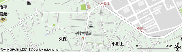 青森県八戸市河原木小田上24周辺の地図
