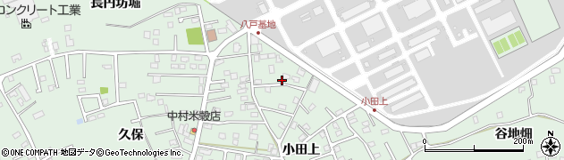 青森県八戸市河原木小田上周辺の地図