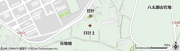 青森県八戸市河原木日計上周辺の地図