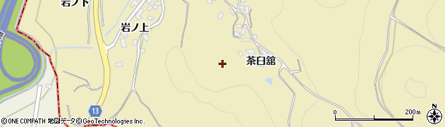青森県弘前市乳井（茶臼舘）周辺の地図