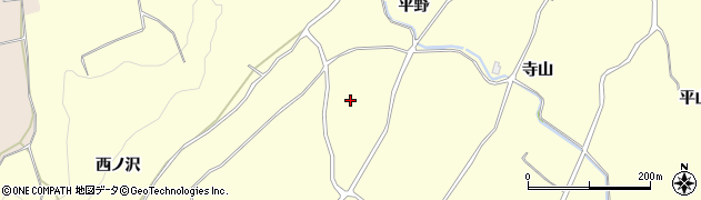青森県弘前市石川平野周辺の地図