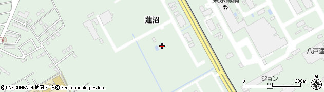 青森県八戸市河原木蓮沼周辺の地図