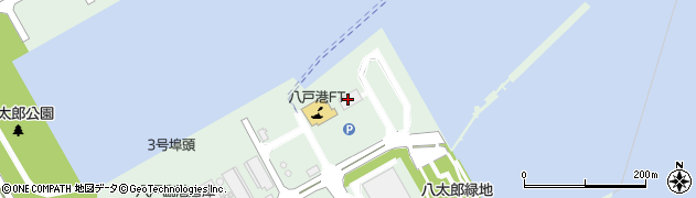 八戸港ＦＴ（川崎近海汽船）周辺の地図