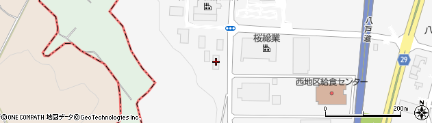 青森綜合警備保障株式会社　八戸支社周辺の地図