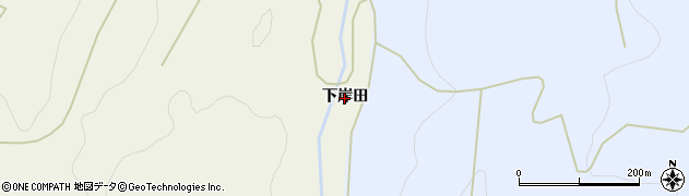 青森県弘前市大和沢（下岸田）周辺の地図