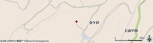 青森県弘前市大沢（高地森）周辺の地図