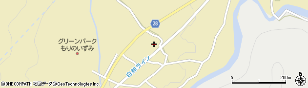 青森県中津軽郡西目屋村村市稲葉95周辺の地図