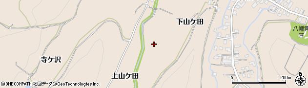 青森県弘前市大沢（下山ケ田）周辺の地図