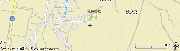 青森県弘前市乳井外ノ沢58周辺の地図