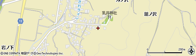 青森県弘前市乳井外ノ沢55周辺の地図