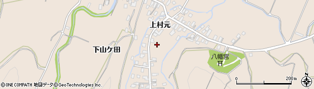 青森県弘前市大沢周辺の地図
