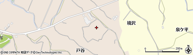 青森県弘前市大沢（南ケ沢）周辺の地図