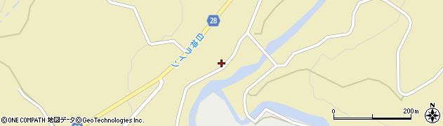 青森県中津軽郡西目屋村村市村元202周辺の地図