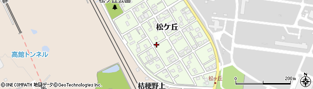 青森県八戸市松ケ丘周辺の地図