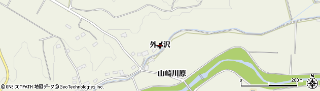 青森県五戸町（三戸郡）切谷内（外ノ沢）周辺の地図