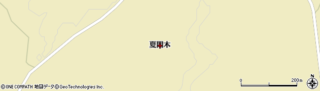 青森県十和田市切田（夏間木）周辺の地図