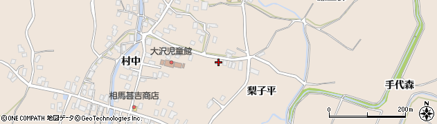 青森県弘前市大沢下村元86周辺の地図