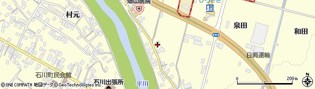 青森県弘前市石川（春仕内）周辺の地図