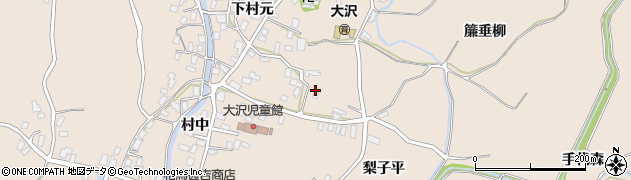 青森県弘前市大沢下村元96周辺の地図