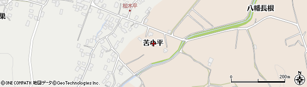 青森県弘前市大沢苦小平周辺の地図