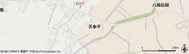 青森県弘前市大沢（苦小平）周辺の地図