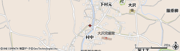 青森県弘前市大沢下村元10周辺の地図