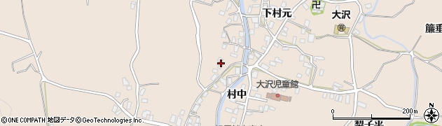 青森県弘前市大沢下村元6周辺の地図