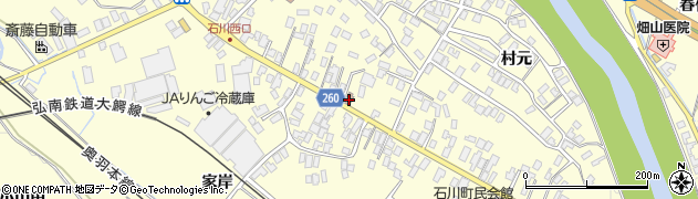 弘前警察署石川駐在所周辺の地図