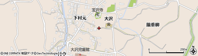 青森県弘前市大沢下村元100周辺の地図