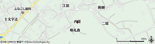 青森県五戸町（三戸郡）上市川（内窪）周辺の地図