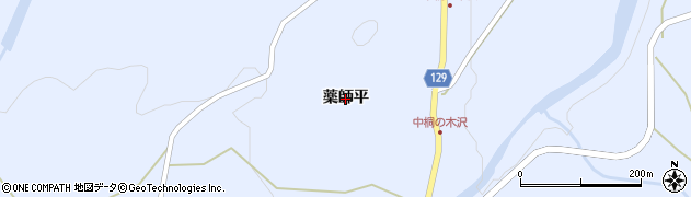 青森県弘前市相馬（薬師平）周辺の地図