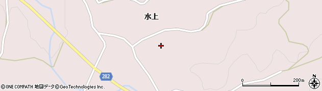青森県平川市唐竹薬師沢周辺の地図