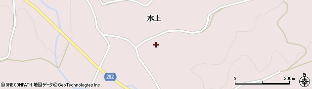 青森県平川市唐竹薬師沢102周辺の地図