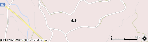 青森県平川市唐竹（水上）周辺の地図