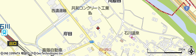 青森県弘前市石川中川原3周辺の地図