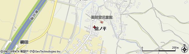 青森県弘前市薬師堂舘ノ平周辺の地図