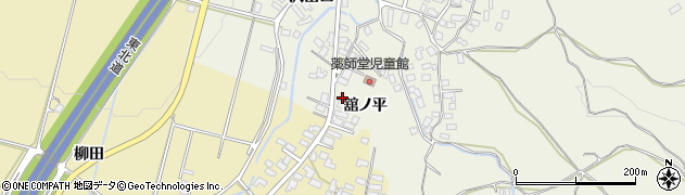 青森県弘前市薬師堂（舘ノ平）周辺の地図