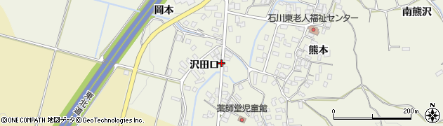 青森県弘前市薬師堂（沢田口）周辺の地図