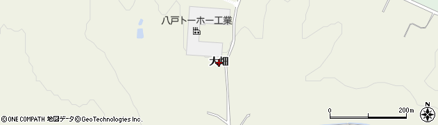 青森県五戸町（三戸郡）切谷内（大畑）周辺の地図