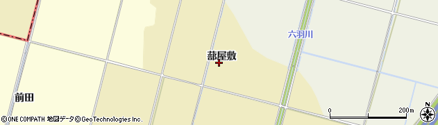青森県弘前市乳井（蔀屋敷）周辺の地図