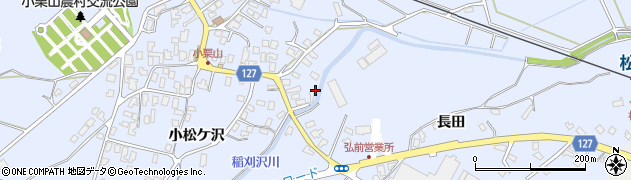 青森県弘前市小栗山小松ケ沢97周辺の地図