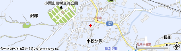 青森県弘前市小栗山小松ケ沢205周辺の地図