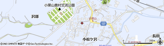 青森県弘前市小栗山小松ケ沢201周辺の地図
