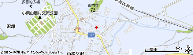 青森県弘前市小栗山小松ケ沢130周辺の地図