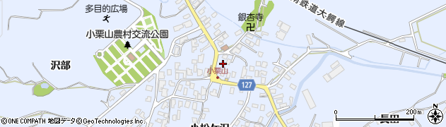 青森県弘前市小栗山小松ケ沢156周辺の地図