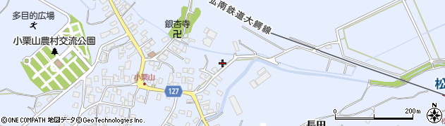 青森県弘前市小栗山小松ケ沢105周辺の地図